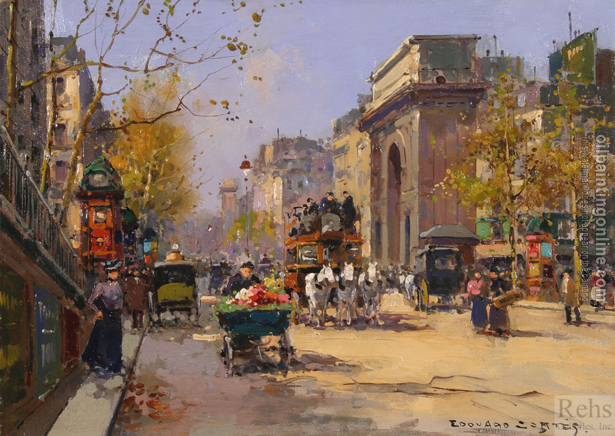 Edouard Cortes - Porte St Martin, Springtime